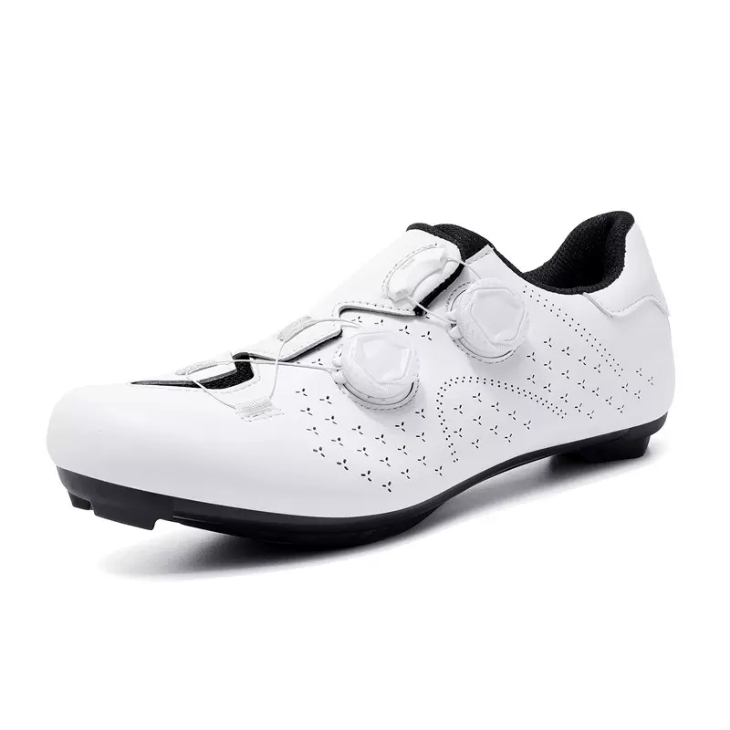 新款无锁骑行鞋平踏春夏季男女公路车锁鞋山地自行车助力鞋硬底