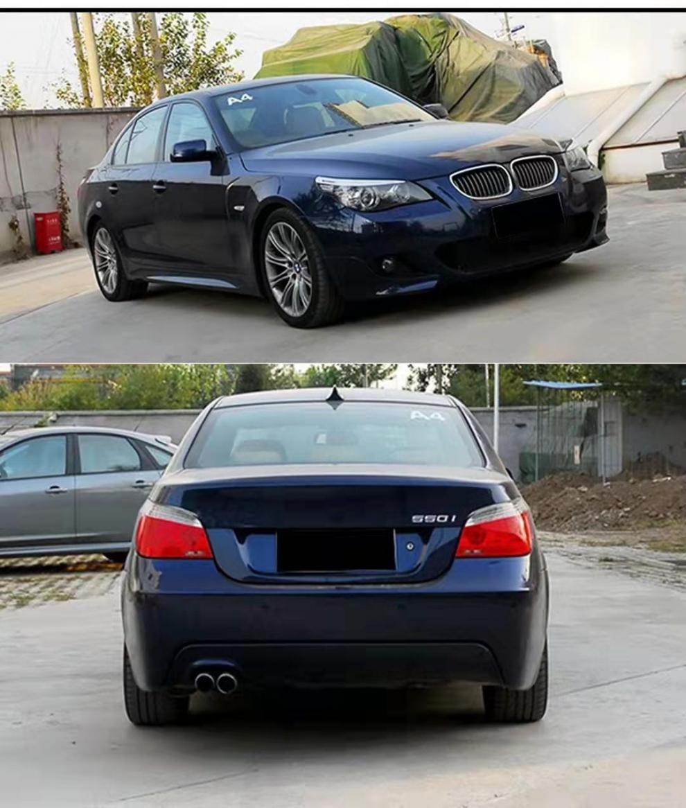 Suitable for Bmw 5 Series E60 Upgrade to Mt Sport Version Mtech Body Kit with Front and Rear Bumpers and Side Skirts