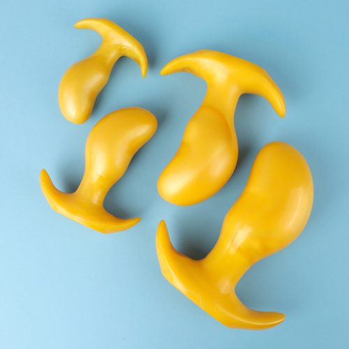 New Style Mango Four-Piece Anal Plug Soft Pearlescent Color Erotic Rear Garden Men and Women Use Self-Lubricating Adult Toys Wholesale