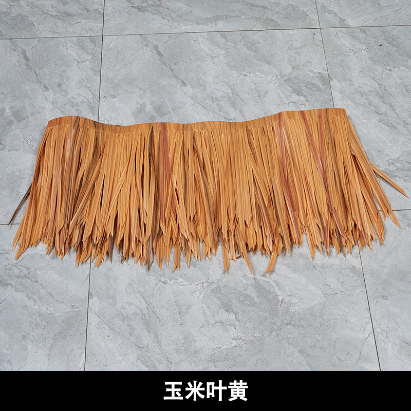 Желтый кукурузный лист в стиле скрученной лозы【1m * 0.5m】