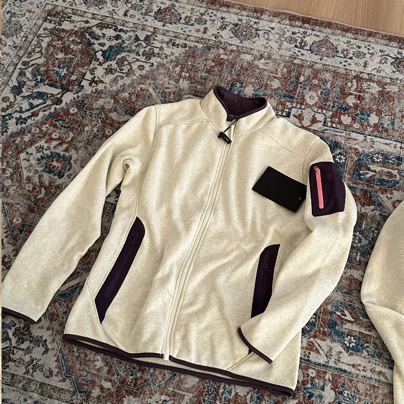 Old Money Style Stand Collar Fleece Jacket for Autumn and Winter, Outdoor Warm Windproof Casual Zip-Up Coat with Inner Lining, Cross-Border