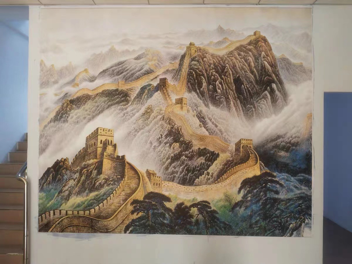 现代简约万里长城