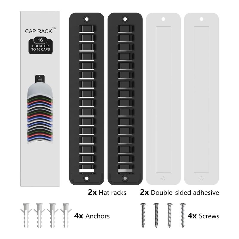 棒球帽壁挂收纳架Hat Organizer 帽子收纳展示 新品|undefined