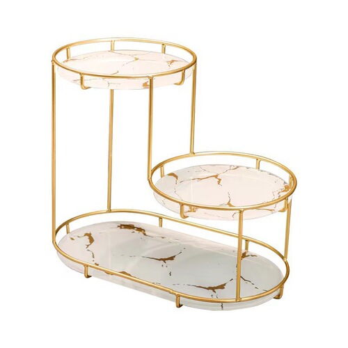 Bathroom storage rack light luxury bathroom washbasin cosmetics storage rack desktop countertop dressing rack