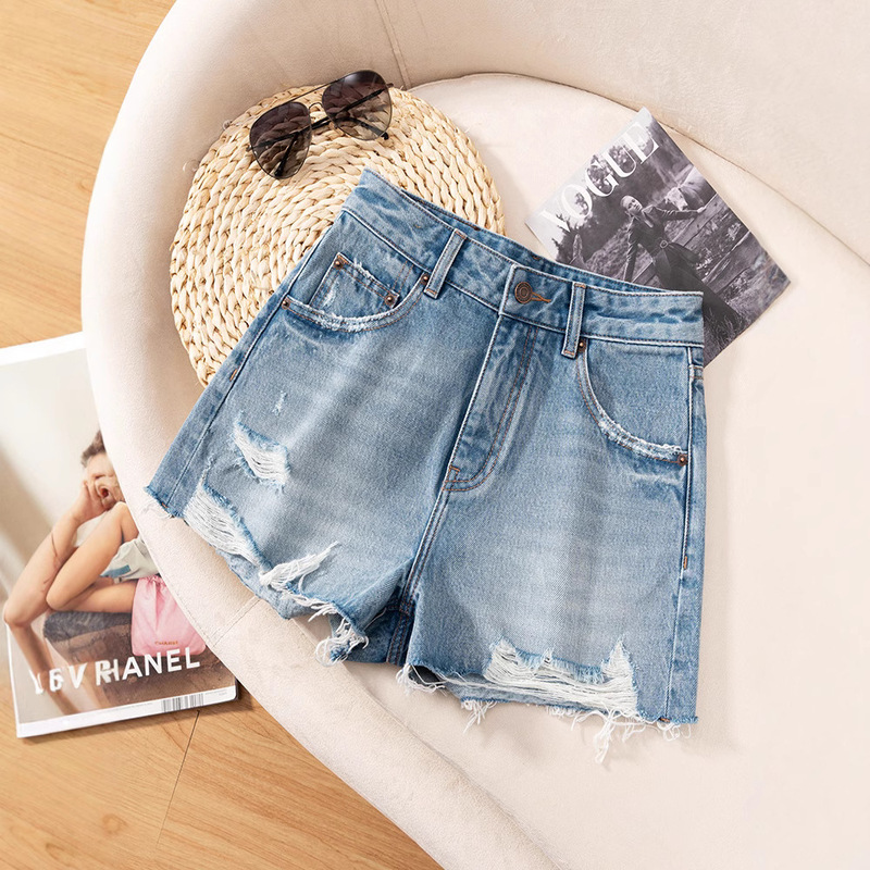 AGOLD * Home Same Denim Shorts Women's 2025 Summer New European and American Style Slim Hot Pants