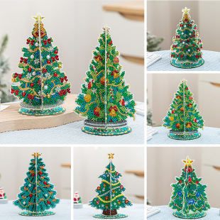 5d Special-shaped Diamond Painting Ornaments Christmas Series Kit Christmas Tree Home Creative Decorations Ornament Set