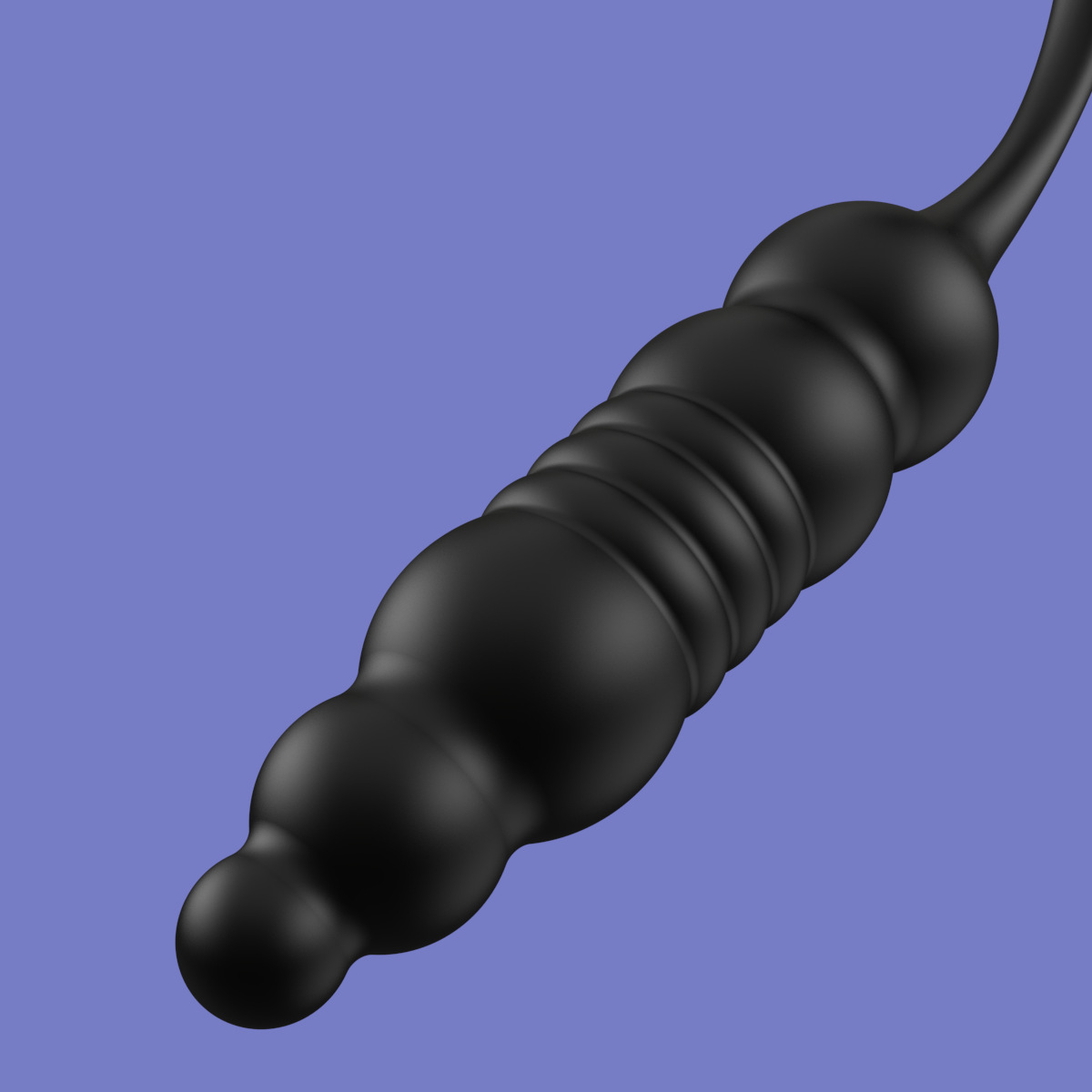 App-Controlled Telescopic Prostate Massager with Vibrating Rear Plug, Silicone — detail image 17