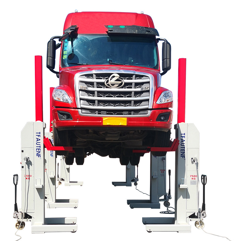 Plataforma de reparación de equipos de reparación de automóviles de elevación de vehículos comerciales de elevación de camiones pesados