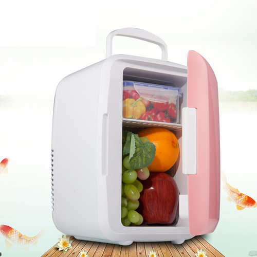 Mini Car Refrigerator Dual-Purpose Cooling Small Refrigerator Dorm Refrigerated Insulated Box Car Cold Warm Box