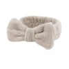 Khaki hairgrip with bow, headband