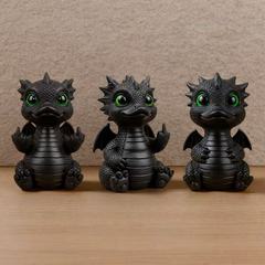 跨境Middle Finger Dragon Duck Statue有趣的中指龙鸭树脂摆件