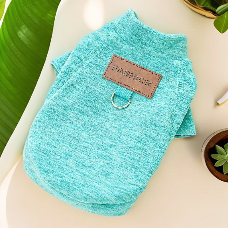 Ventas transfronterizas de mascotas calientes perros gatos otoño y invierno ropa de perro más camiseta de felino para vestir Teddy