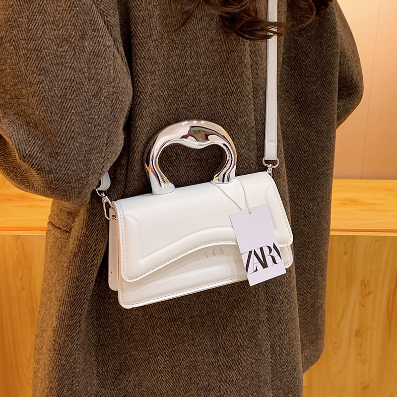 Bags bolso de mujer bolso de mujer 2024 nuevas letras de moda bolso de hombro único bolso de mujer con textura de tendencia