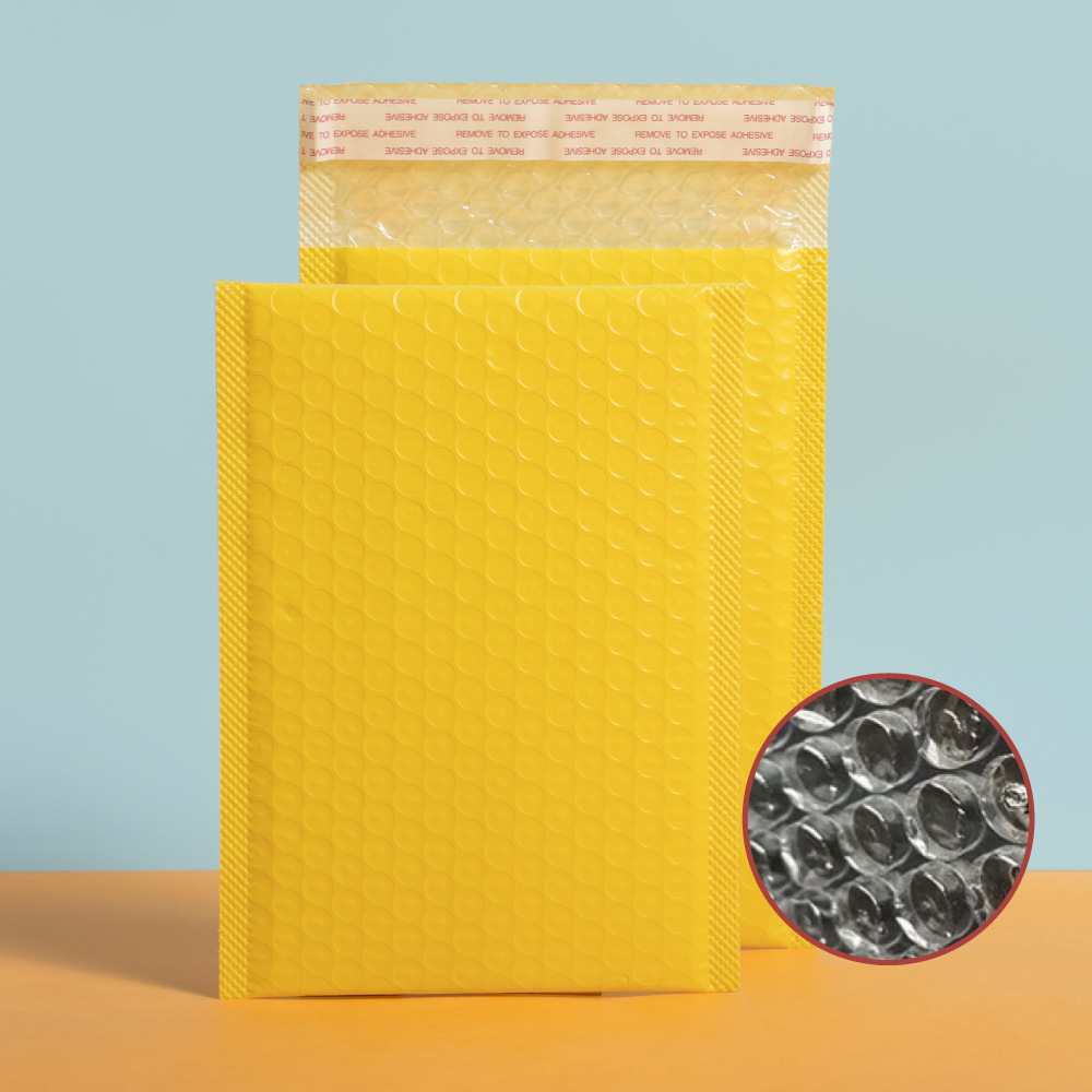 Bolsa de burbujas de película coextrudida personalizada pequeña impresión de logotipo de lotes bolsas de burbujas antichoque engrosado bolsa expreso personalizada