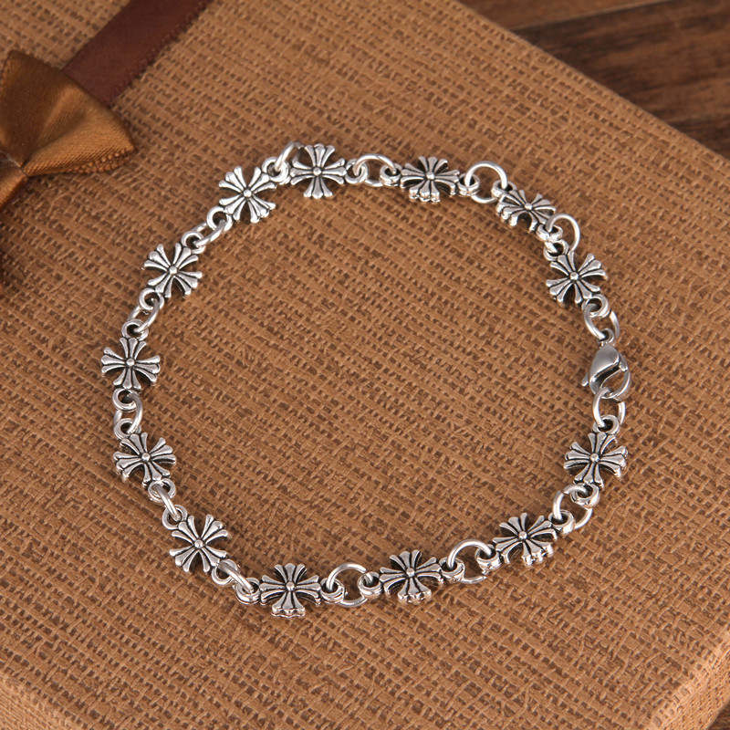 Cyber Celebrous Sydney Snake Quan Zhilong Same Cross Bracelet Trendy Men and Women Crow Fashion Couple Bracelet Accessories