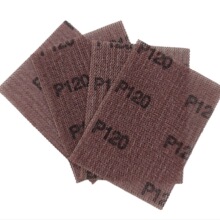 方形海绵砂汽车家具塑料抛光打磨网砂植绒耐磨75X100小方磨机砂纸