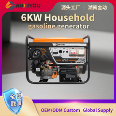 6KW モバイルキャンプガソリン発電機屋台小型家庭用発電機 220v