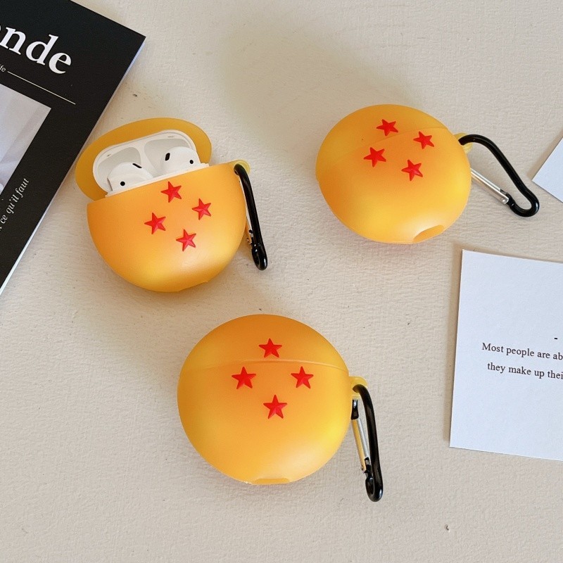 日韓ドラゴンボールレーダーAirPods pro3 Apple Bluetoothイヤホンケース2/4世代漫画風保護カバー男性向け|undefined