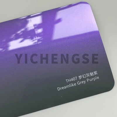 Car paint protective film Ppf Car Paint Protective Film - tpu-color-changing-car-clothes-fantasy-gray-charm-purple-152-15m-roll