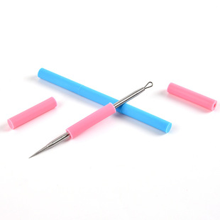 In stock wholesale silicone acne needle stainless steel acne needle blackhead needle acne needle acne Needle suit