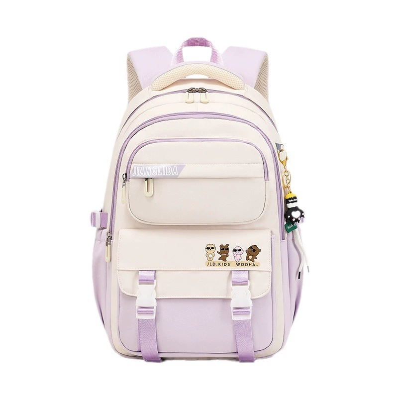 江利达 School bag, backpack lightweight, set, for secondary school, 6 years, 3 piece set