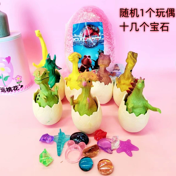 Broken shell dinosaurs at the scene