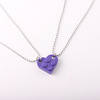 Necklace heart shaped, chain, constructor, pendant for beloved, wholesale