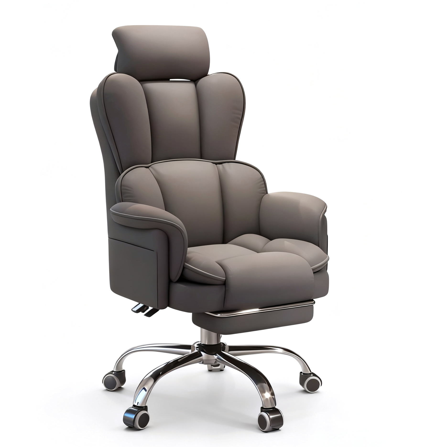 Elevación de computadora confortable y cómoda mesa y silla sentada, silla de oficina de ocio, silla de respaldo para la cintura image 6