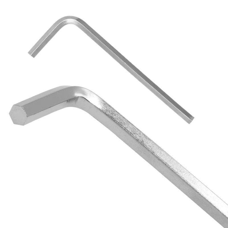Внутренний шестигранный ключ Внутренний шестисторонний L-образный плоский ключ маленький оптовый 1.27/1.5/2.0/2.5/3.0/4.0 никель
