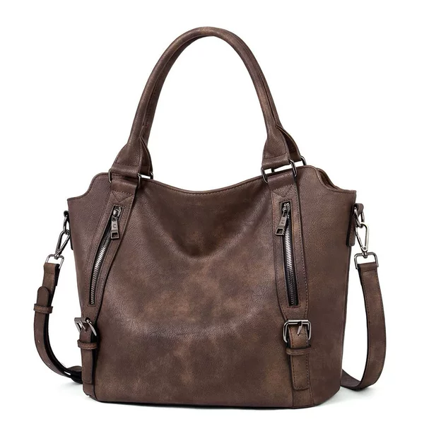 European and American Style Women's Bags, New Autumn and Winter Models, Retro Style, Simple Design, Suitable for Business Trips and Commuting, Versatile, Large Capacity, Single Shoulder Crossbody Tote Bag