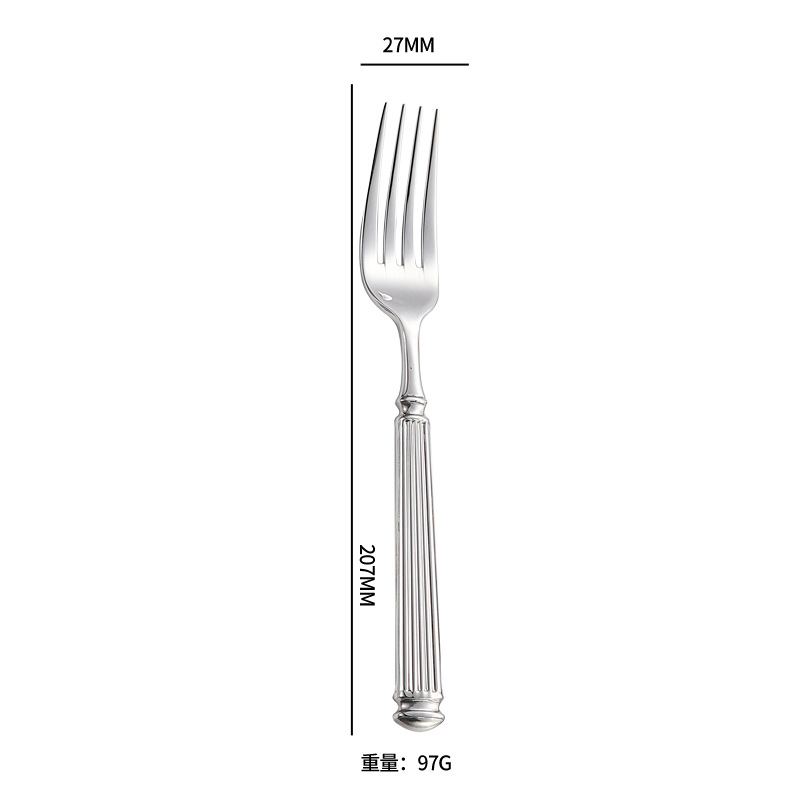 두꺼운 단조 포크 [304 스틸]
