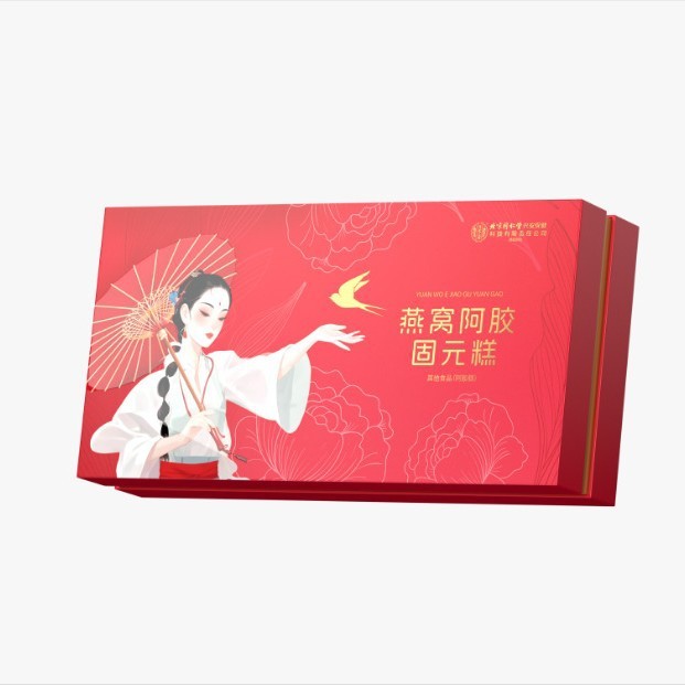 【燕窝阿胶固元糕】北京同仁堂6盒配礼袋过节送礼送长辈源头现货|undefined