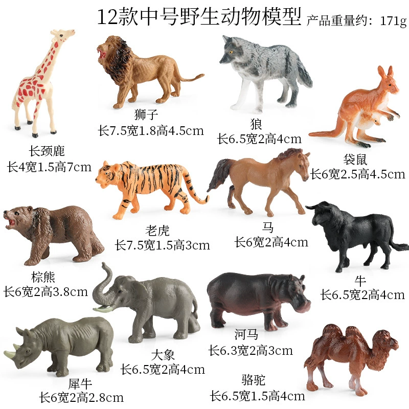 Cognitive realistic marine animal model, dinosaur, toy