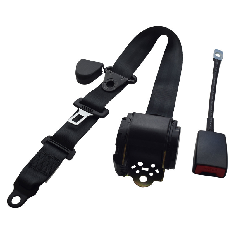 Fully Automatic Retractable Three-Point Safety Belt for Passenger Cars Emergency Locking Car Three-Point Safety Belt Set