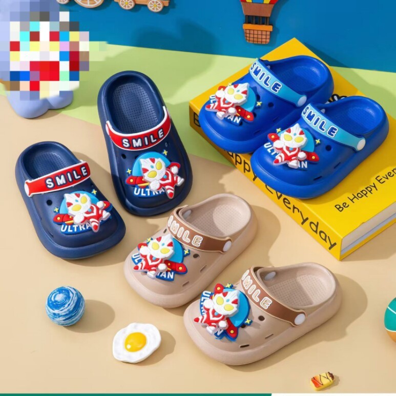 Summer non-slip cute cartoon children's slippers girls boys hole shoes wholesale children girls sandals slippers baotou