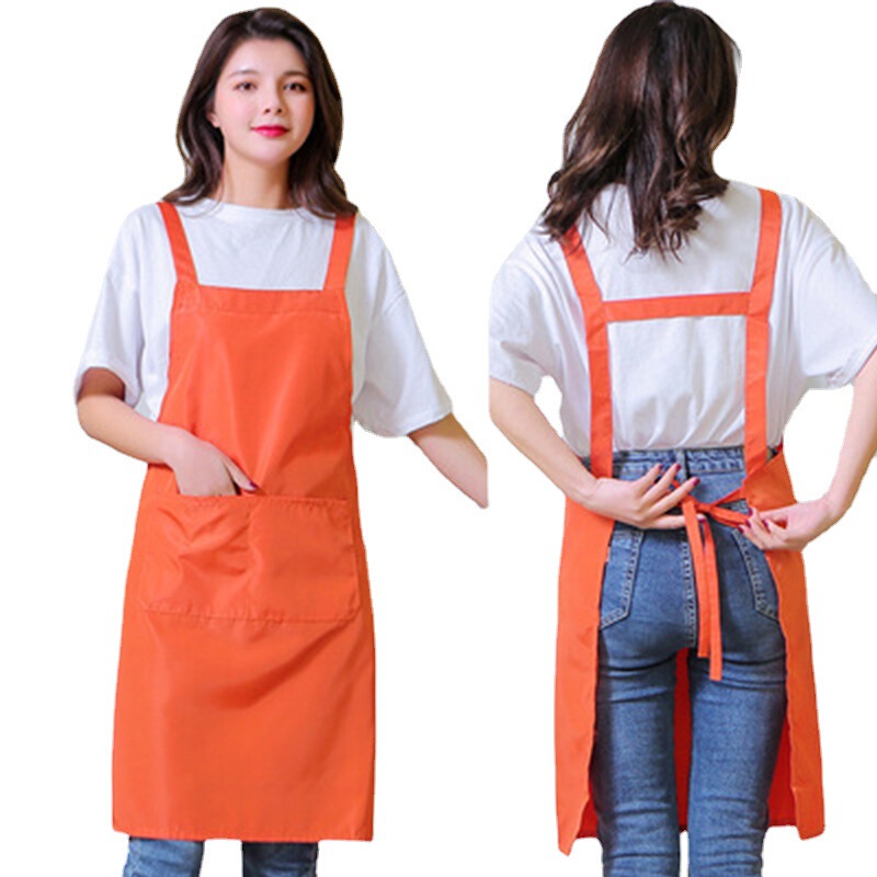Amazon Waterproof Apron Customized Logo Kitchen Mother and Baby Shop Swimming Pool Car Wash Shop Barber Work Clothes Apron
