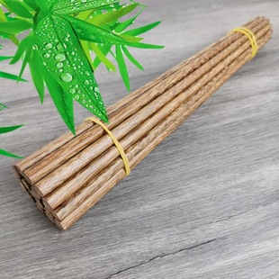 Chinese no paint no wax chicken wing wooden chopsticks household solid wood red sandalwood 10 pairs of mahogany chopsticks stall wholesale