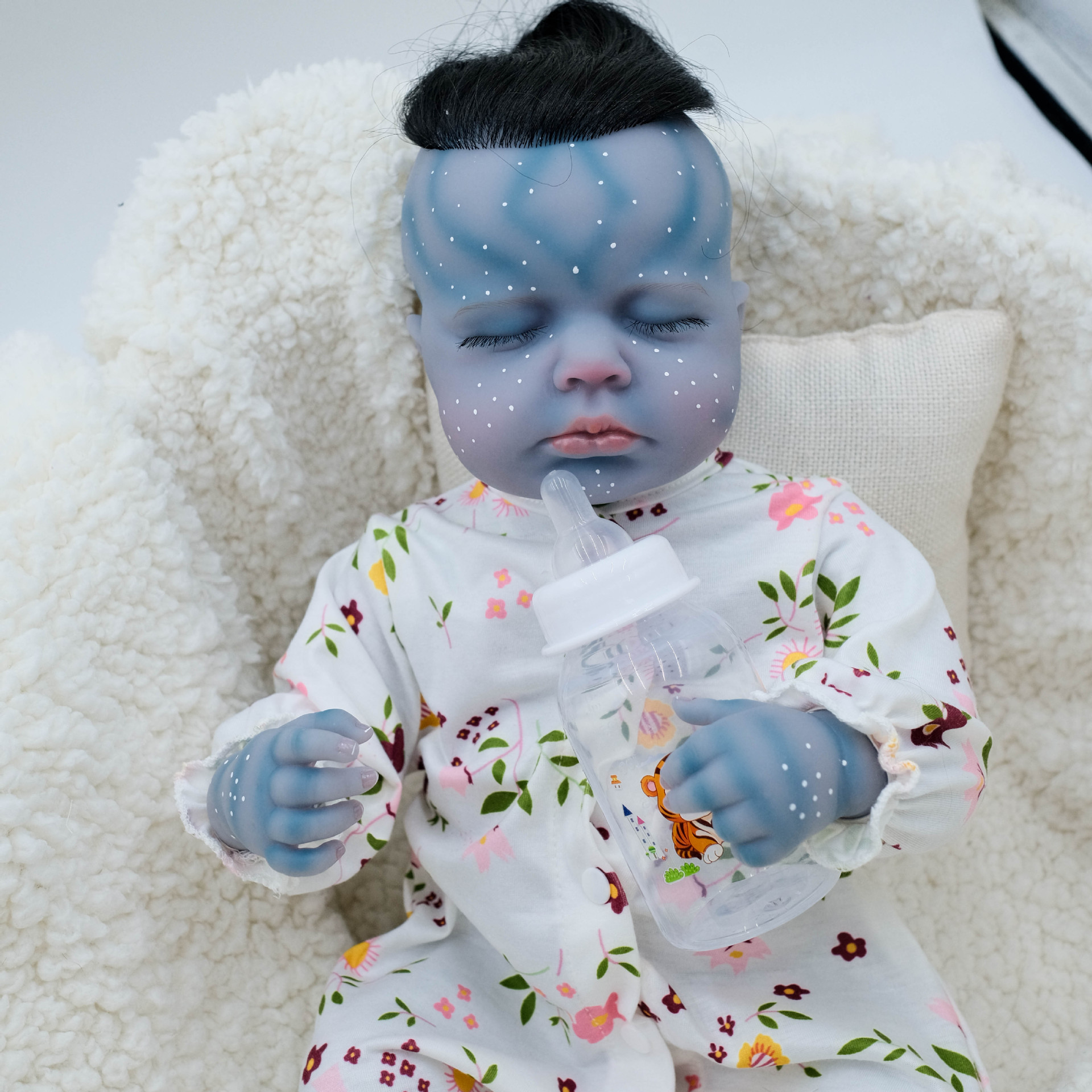 19 pulgadas Reborn loulou Avatar muñeca de comercio electrónico transfronterizo suministro de productos de venta rápida Tongdu