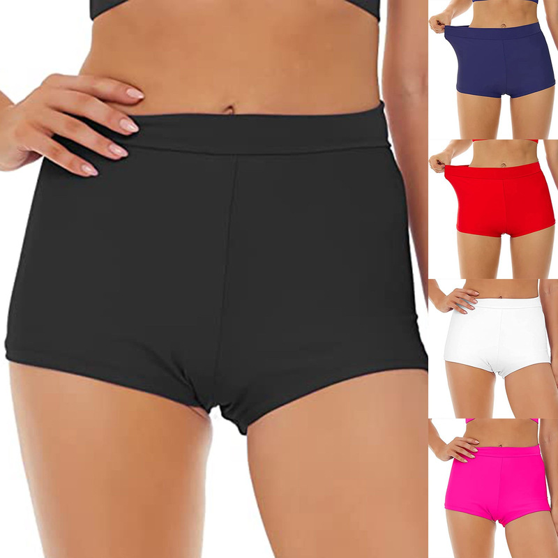 Cross-border Amazon AliExpress European and American fashion women's split swimsuit Joker bikini boxer swimming trunks