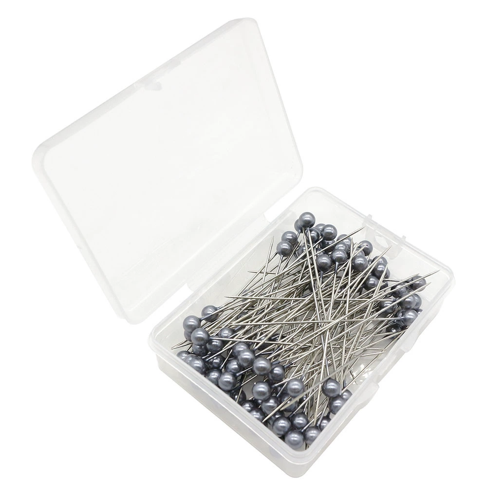 Amazon 100 6*65 мм жемчужная игла серая жемчужная голова свадебное украшение букет игла прямая игла шитье пэчворк