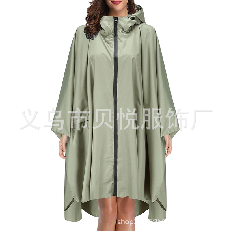 Poncho Impermeable Ligero Tipo Capa, Transpirable, para Ciclismo y Uso al Aire Libre image 16