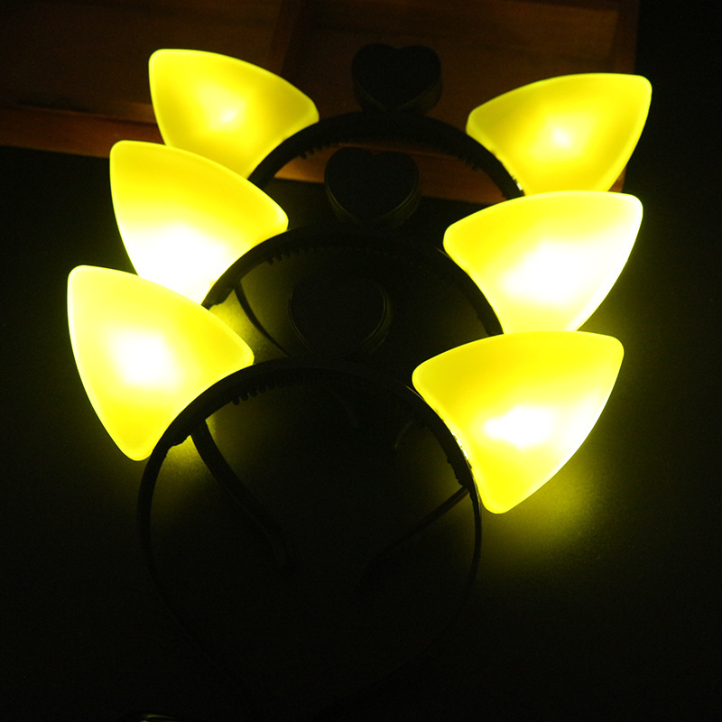 Estrellas de pentacos amarillos palos de apoyo estrella fluorescente palos de concierto accesorios para niños espectáculo brillante toque de pelo bandas