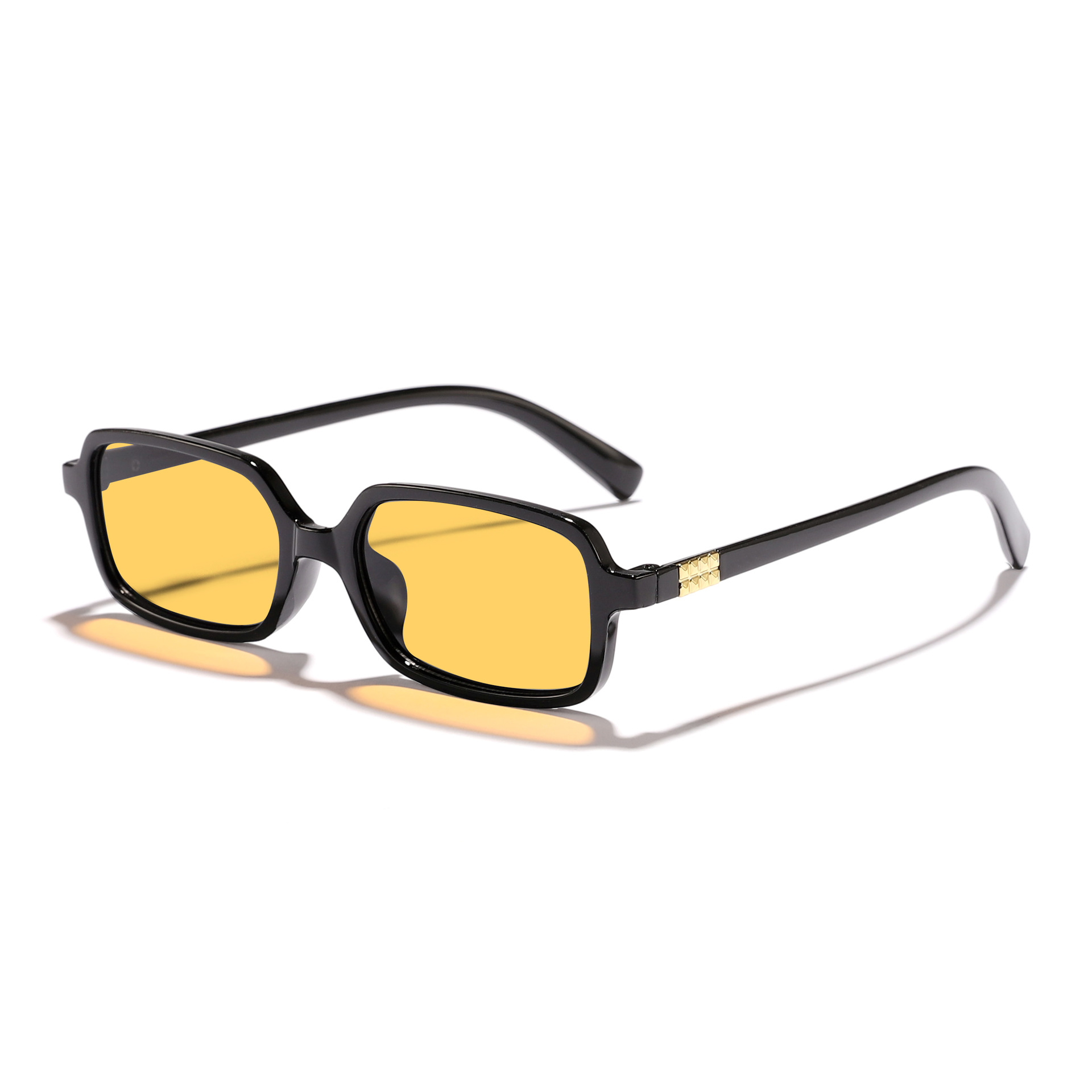 Versión coreana de gafas de sol de todo fósforo de caja pequeña transfronteriza nueva personalidad simple para hombres y mujeres gafas de sol de alta gama Sunglasses