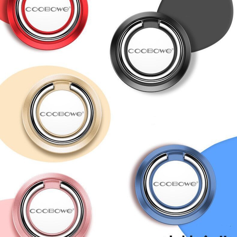 Anillo titular del teléfono móvil hebilla LOGO regalo magnético titular del teléfono del coche anillo creativo nuevo al por mayor giratorio