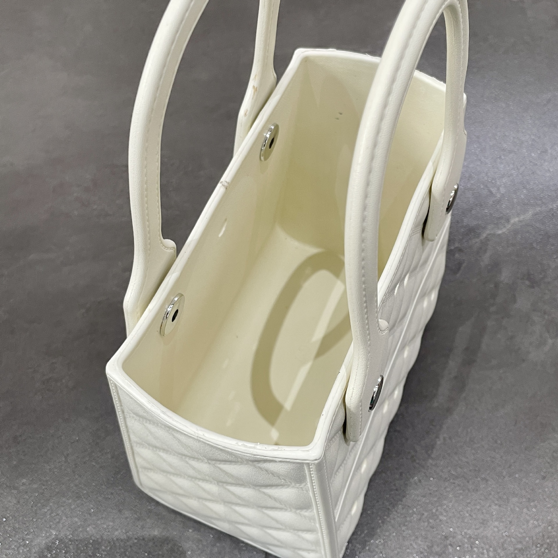 684g Weight Open Closure Type Top Handle Strap Type Square Bag Bags Type Street Occasion EVA Material Solid Color Pattern All Seasons Season Women's Gender Streetwear Style Square Shape Women's EVA Solid Color Streetwear Square Open Square Bag 5