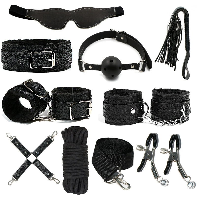 Bondage Kit — Plush SM Set, 6–20 Piece Options, Adult BDSM Accessories