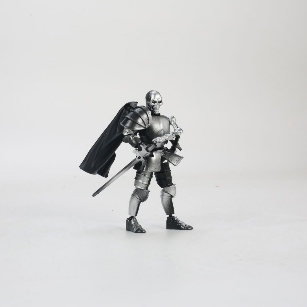 Muñecas de guerreros medievales multiarticulados transfronterizos, muñecas de armadura de doble forma de séptima generación al por mayor