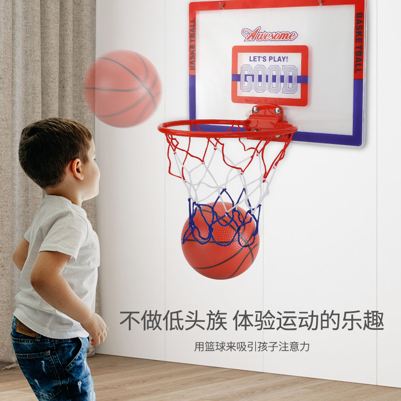 Transfronterizo de acrílico para niños de baloncesto plegable sin punzonado tablero transparente colgante canasta deportiva juguete de tiro