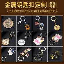 金属钥匙扣定制广告logo挂件批量来图定做景区旅游文创周边礼品