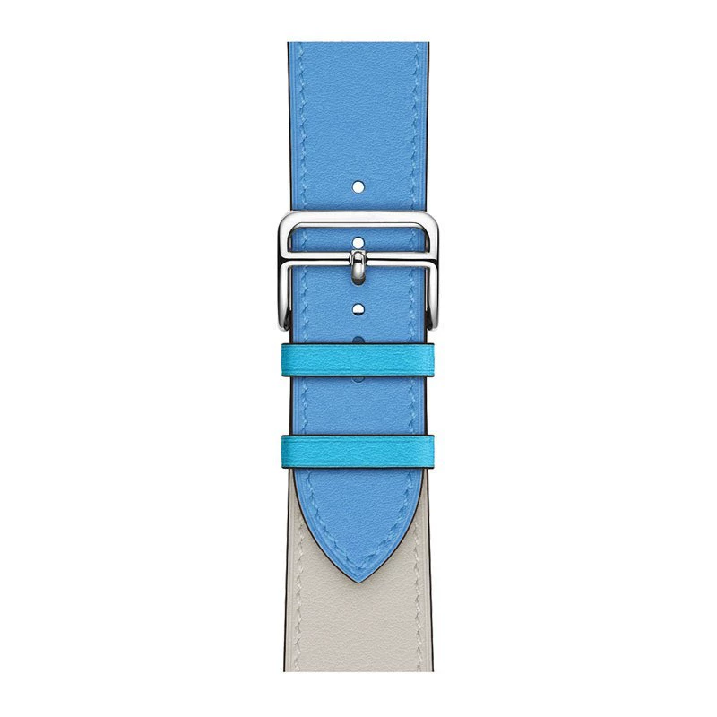 Подходит для кожаного ремешка Apple Hermes ремешок iWatch 8/7/6/5/4 поколения - цвет поколения - кожаный ремешок против взрыва